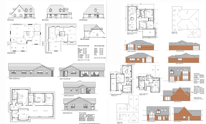 Gig Preview - Draw architectural bleprints,2d floor plans, mep and elevation in autodesk