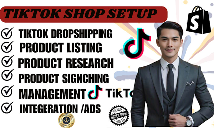 Gig Preview - Skyrockect tiktok sales, manage tiktok shop, tiktok dropshipping, tiktok manager