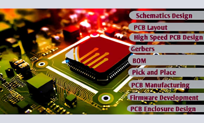 Gig Preview - Design a pcb for your audio project, create pcb schematic and bom