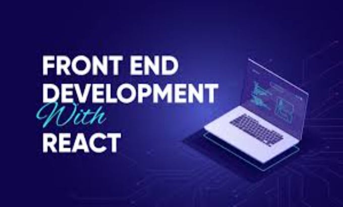 Gig Preview - Be your frontend web developer using react, tailwind and js