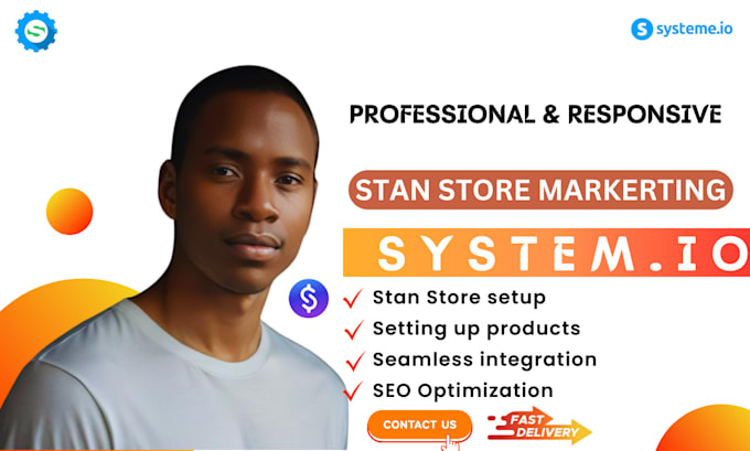 Gig Preview - Build systeme io sales funnel, stan store, with free digital product to sell