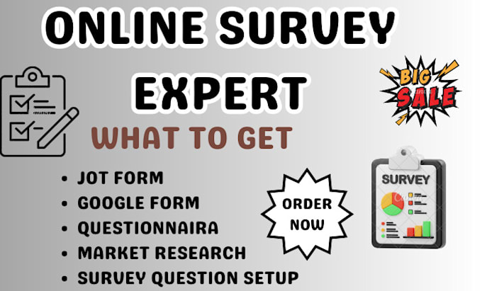 Gig Preview - Conduct online survey and reach out to real targeted respondents