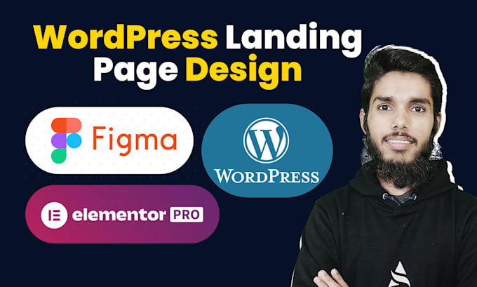 Gig Preview - Design figma to wordpress landing page design by elementor pro