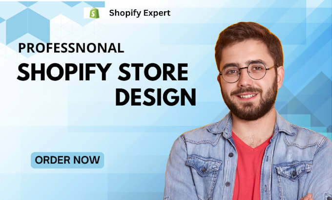 Gig Preview - Design shopify store custom theme , catchy store design