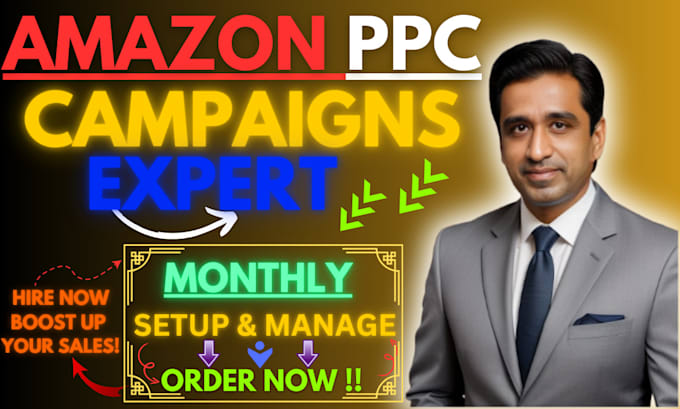 Gig Preview - Manage your 5 to 7 figure amazon PPC sponsoredads campaigns advertising expertly