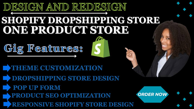 Bestseller - redesign and design shopify dropshipping store, website redesign, store design