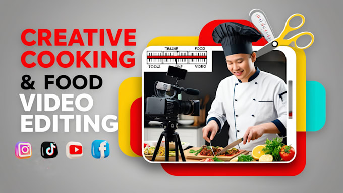 Gig Preview - Do creative professional cooking and food video editing