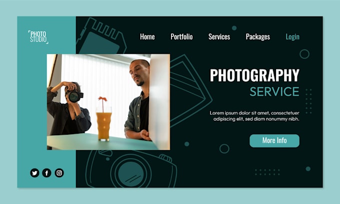 Gig Preview - Design stunning photography websites and pixieset galleries for photographers