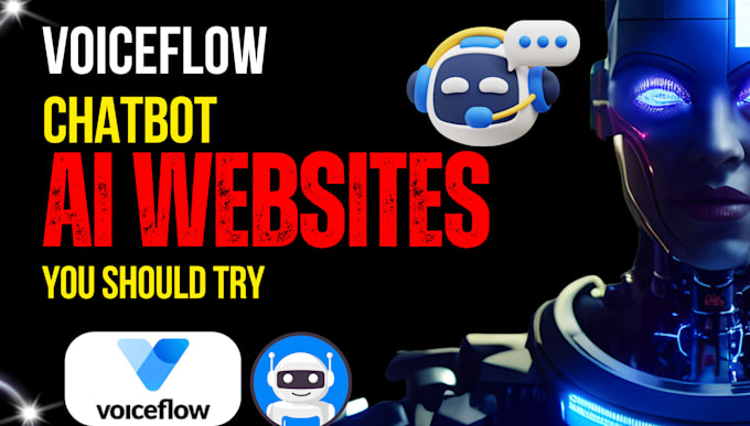 Gig Preview - Build custom ai chatbot voiceflow make botpress for  website