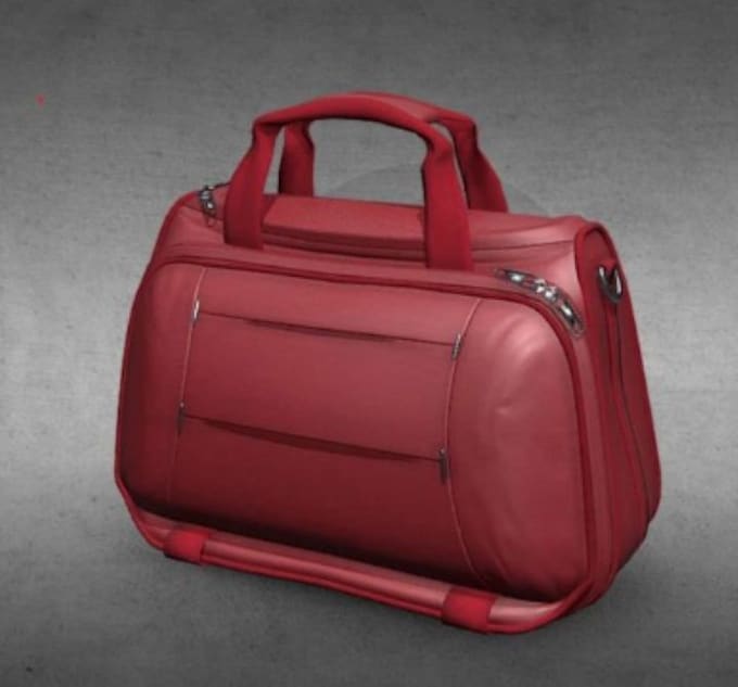 Gig Preview - Create a 3d industrial product rendering 3d cgi bag animation, textile, fabric