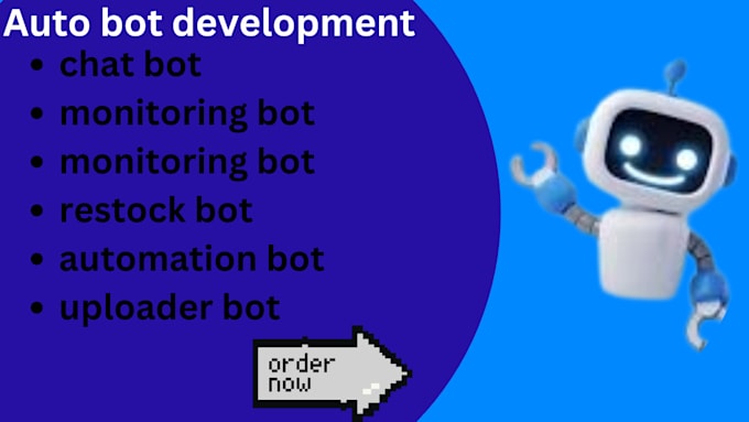 Gig Preview - Do monitoring bot, monitoring bot, restock bot, automation bot, uploader bot