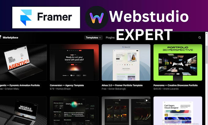 Gig Preview - Design a modern, responsive, and user friendly website using framer or webflow