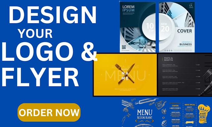 Gig Preview - Design a logo and flyer for your business