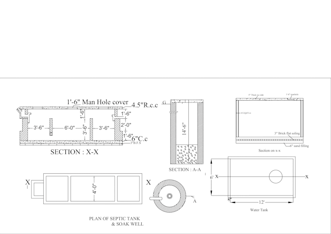 Gig Preview - Draw 2d architectural house plan in autocad 2d