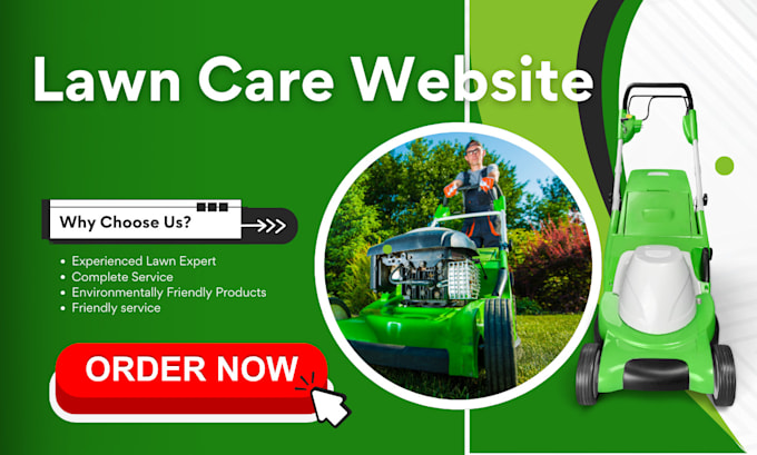 Bestseller - lawn care website, gardeners website, landscaping website