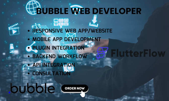 Gig Preview - Bubble web app developer bubble io weweb bubble app developer flutter flow app