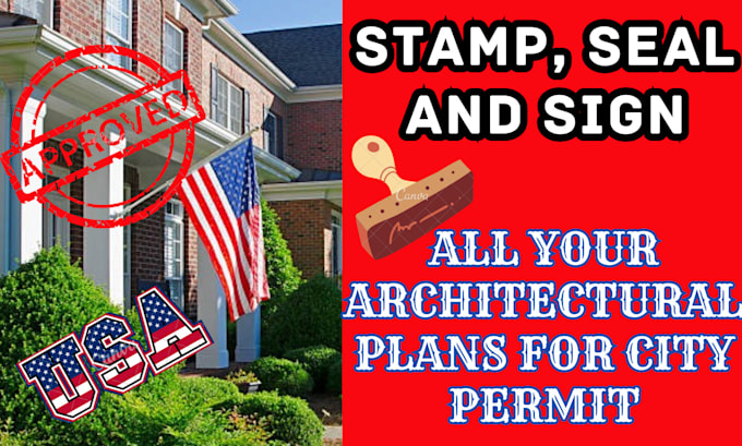 Gig Preview - Stamp and seal your architectural plan, commercial plan, florida stamp