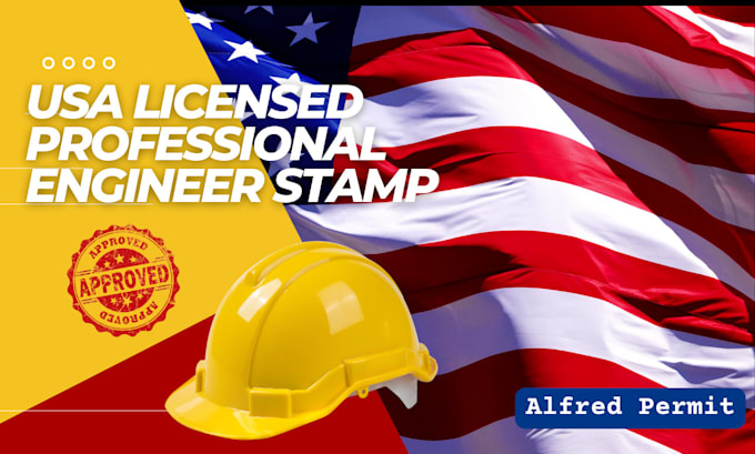 Gig Preview - Provide a professional engineer stamp for your civil and structural plan, USA