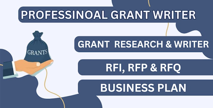 Gig Preview - Write winning grant proposals for nonprofits businesses 501c3