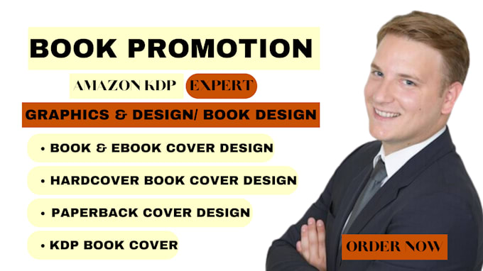 Gig Preview - Design kindle cover, kdp book cover, paperback cover and kdp book promotion