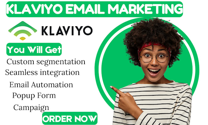 Gig Preview - Do klaviyo marketing automation, klaviyo integration with klaviyo popup form