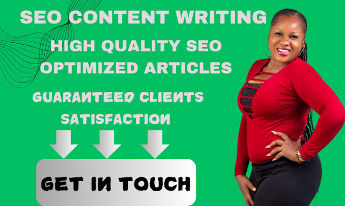 Gig Preview - Setup SEO optimized content writing