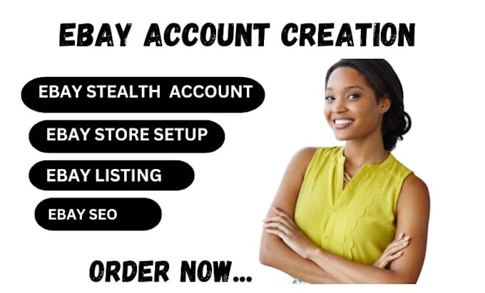 Gig Preview - Create a verified ebay stealth account ebay store setup  ebay listing ebay SEO