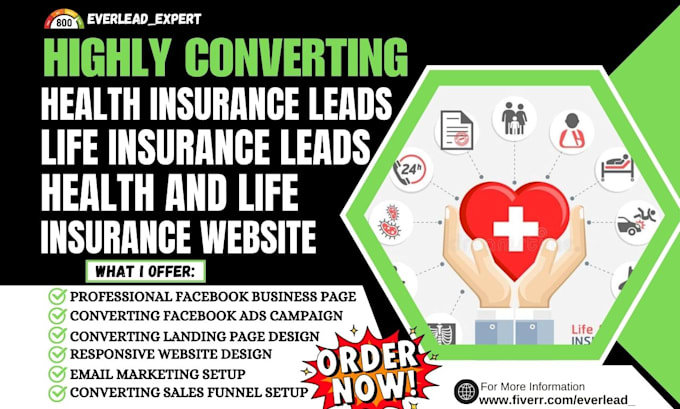 Bestseller - generate health insurance leads life insurance leads life insurance landing page