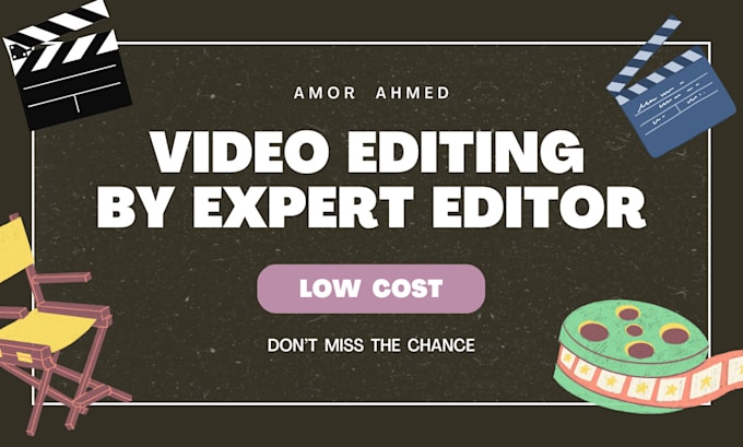 Bestseller - do any types of best quality video editing