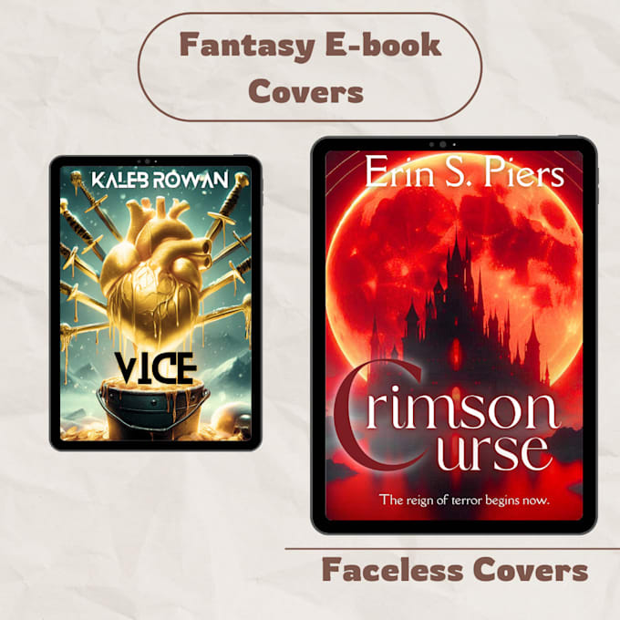 Bestseller - create stunning ebook covers for your fantasy novel