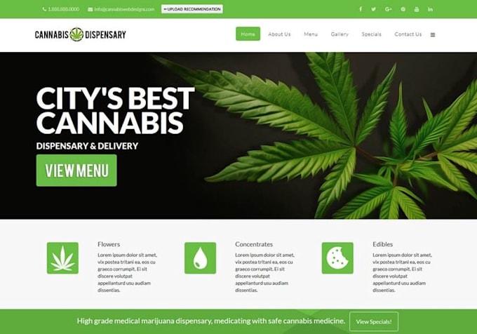 Bestseller - market and promote your cannabis website