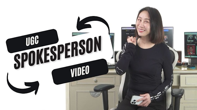 Gig Preview - Create a ugc spokesperson video for your business or brand