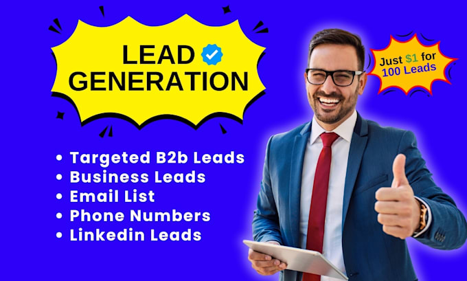 Gig Preview - Generate leads for your business