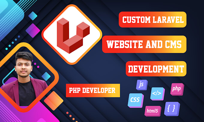 Gig Preview - Design or redesign custom laravel website for you