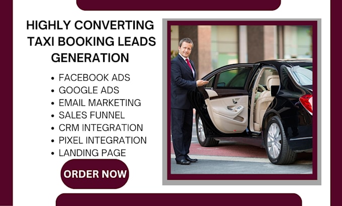 Bestseller - generate limo rent leads chauffeur leads taxi booking lead car dealership leads