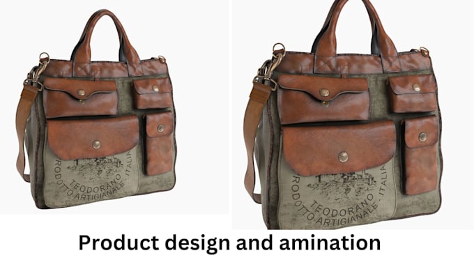 Gig Preview - Create realistic 3d bag design,3d purse,3d shirt,3d fashion garment