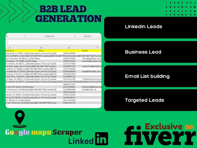 Gig Preview - Grow your business with my effective lead generation