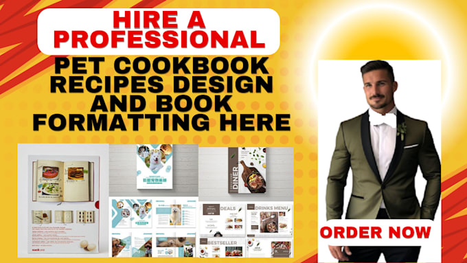 Gig Preview - Write, design recipe cookbooks, meal plans, and format pet cookbook layouts