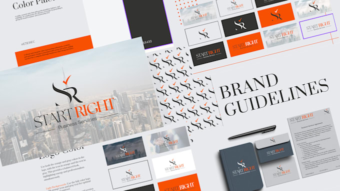 Gig Preview - Create a high end identity for your brand