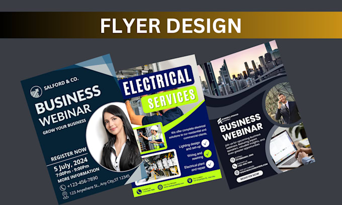 Bestseller - design a professional flyer, poster, brochure  with in 24 hours