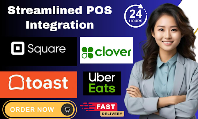 Gig Preview - Setup square pos clover toast dripos shopify pos for your business