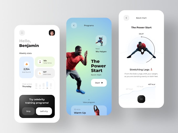 Gig Preview - Develop fitness app personal training app health app