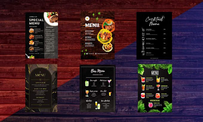 Bestseller - do menu designing, catalog, brochure, poster, flyer design