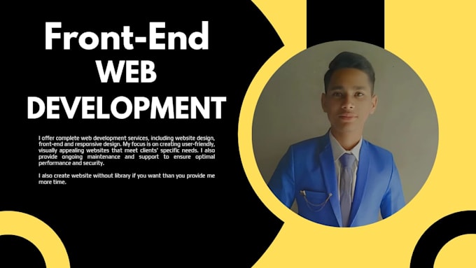 Gig Preview - Do web front end development using tailwind CSS, bootstrap