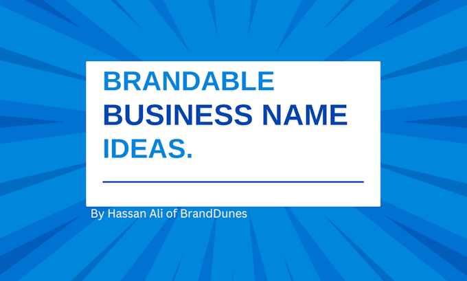 Bestseller - brainstorm brandable names for your business