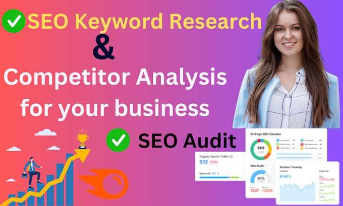 Gig Preview - Expertly SEO keyword research and competitor analysis for your business