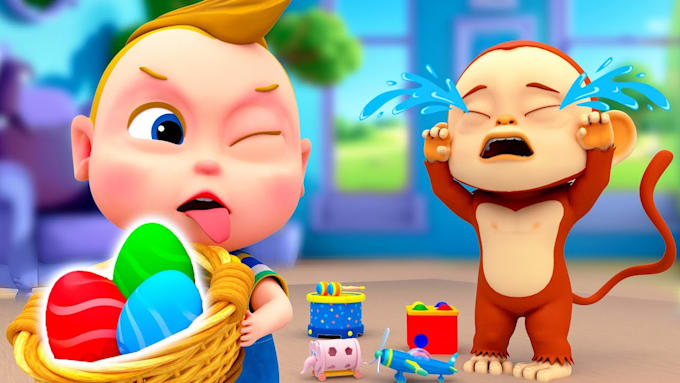 Gig Preview - Create engaging 3d animation videos, nursery rhymes, educational video