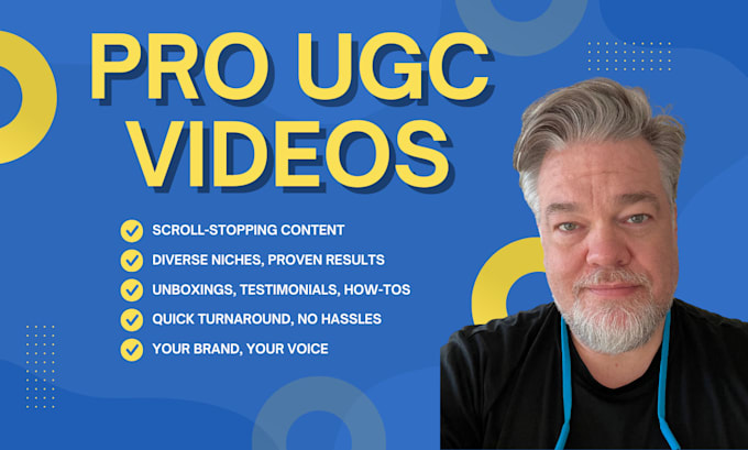 Gig Preview - Create professional ugc videos for your product or app