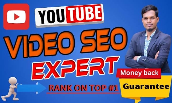 Gig Preview - Optimize video SEO to increase youtube ranking on homepage