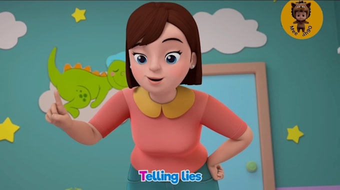 Gig Preview - Create 3d animation for kids, educational video, nursery rhymes, 3d kids songs